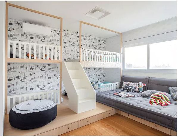 MULTIPLAS OPÇÕES MODERNAS PARA APARTAMENTO ACONCHEGAR PAIS E FILHOS